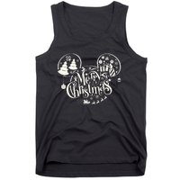 Mickey And Friends Christmas Merry Mickey Ears Tank Top