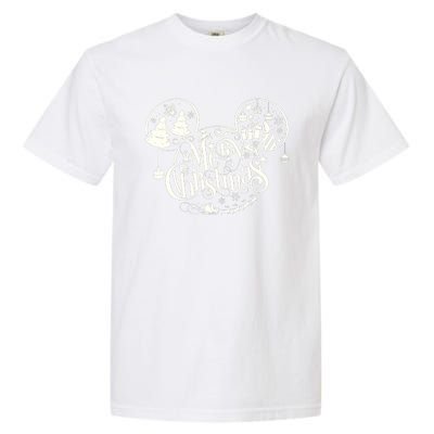 Mickey And Friends Christmas Merry Mickey Ears Garment-Dyed Heavyweight T-Shirt