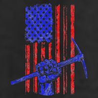 Miner American Flag Mining Gift Pick Usa Patriotic Hat