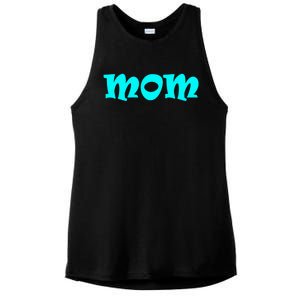 Mom A Fun And Simple Declaration Of Motherhood Status Gift Ladies PosiCharge Tri-Blend Wicking Tank