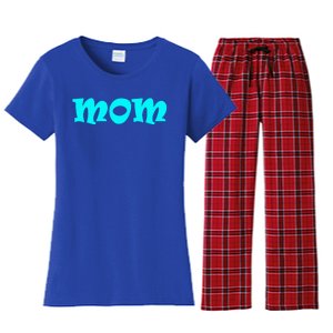 Mom A Fun And Simple Declaration Of Motherhood Status Gift Women's Flannel Pajama Set