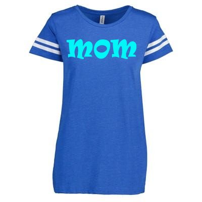 Mom A Fun And Simple Declaration Of Motherhood Status Gift Enza Ladies Jersey Football T-Shirt