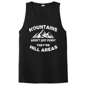 Mountains Arent Funny Theyre Hill Areas Dad Joke Word Pun PosiCharge Competitor Tank