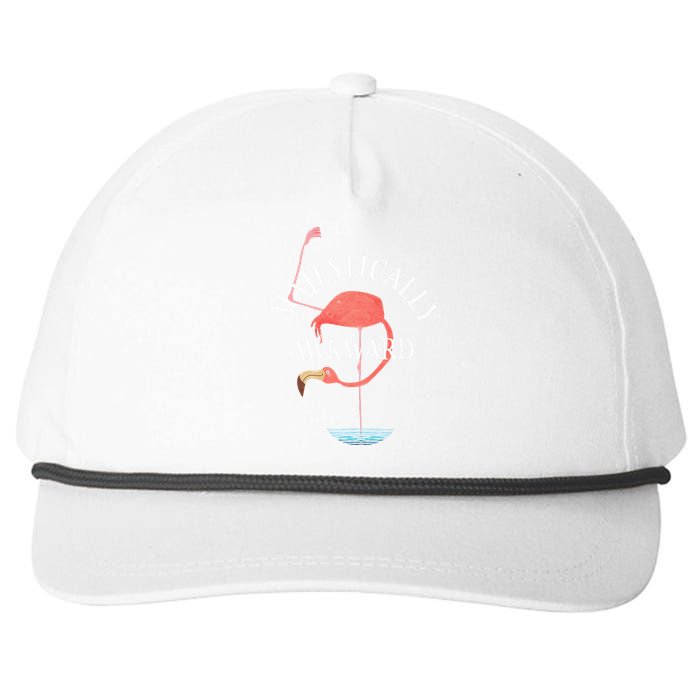 Majestically Awkward Flamingo Snapback Five-Panel Rope Hat