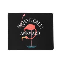 Majestically Awkward Flamingo Mousepad