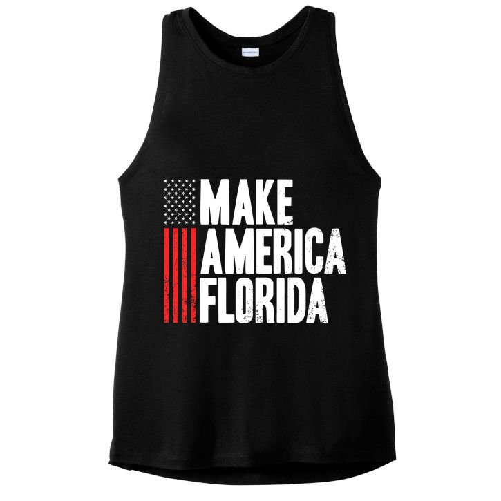 Make America Florida Presidential Election Vote Ladies PosiCharge Tri-Blend Wicking Tank