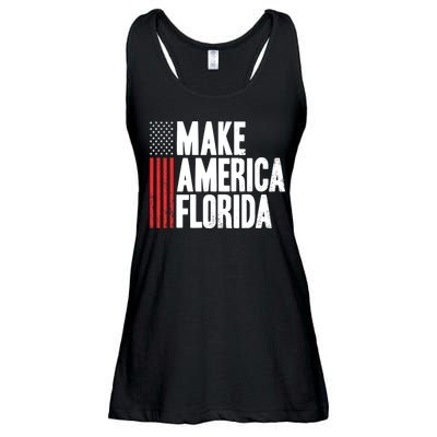 Make America Florida Presidential Election Vote Ladies Essential Flowy Tank