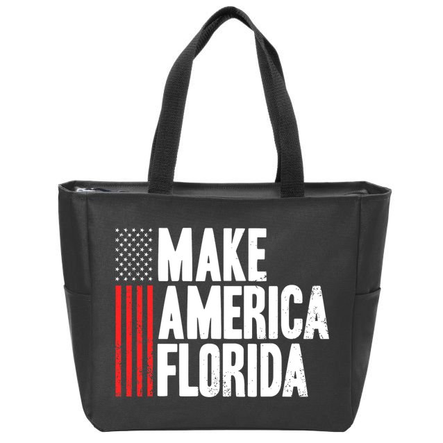 Make America Florida Presidential Election Vote Zip Tote Bag