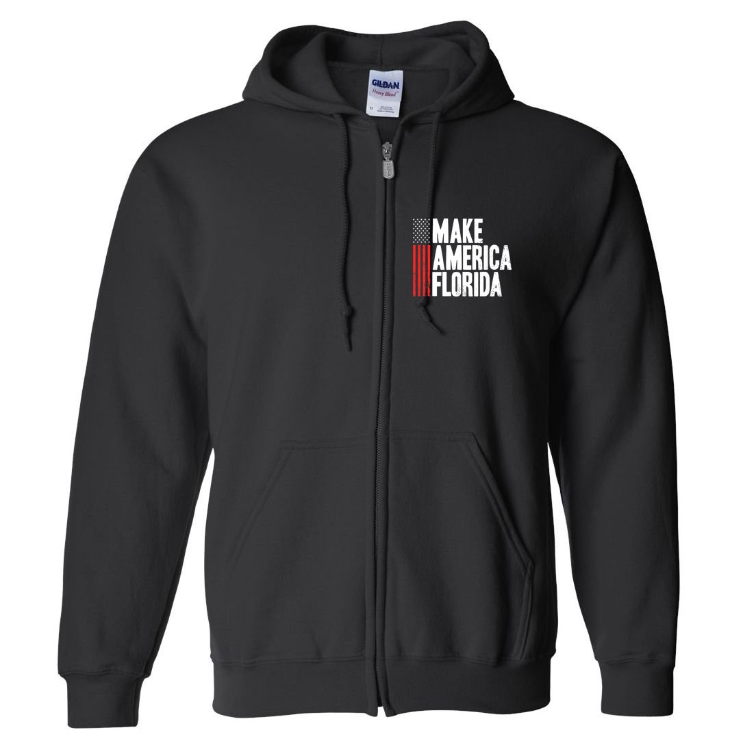 Make America Florida Presidential Election Vote Full Zip Hoodie