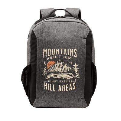 Mountains ArenT Funny TheyRe Hill Areas Dad Joke Word Pun Vector Backpack