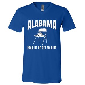 Montgomery Alabama Fiver Boat Brawl Folding Chair V-Neck T-Shirt