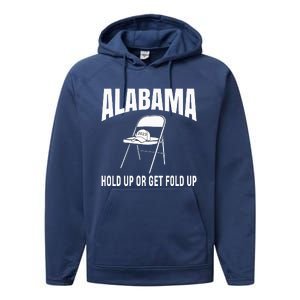 Montgomery Alabama Fiver Boat Brawl Folding Chair Performance Fleece Hoodie