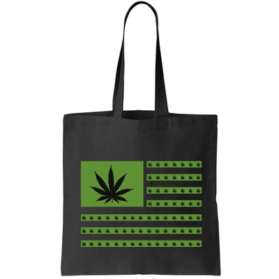 Marijuana American Flag Bag