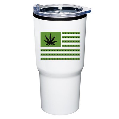 Marijuana American Flag Tumbler