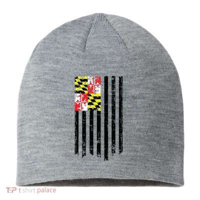 Maryland American Flag Sustainable Beanie