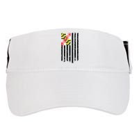 Maryland American Flag Adult Drive Performance Visor