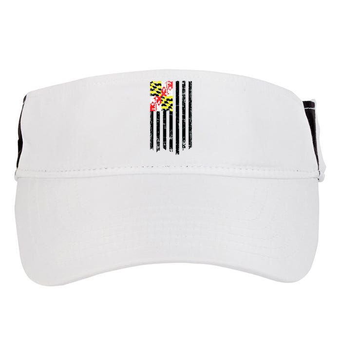 Maryland American Flag Adult Drive Performance Visor
