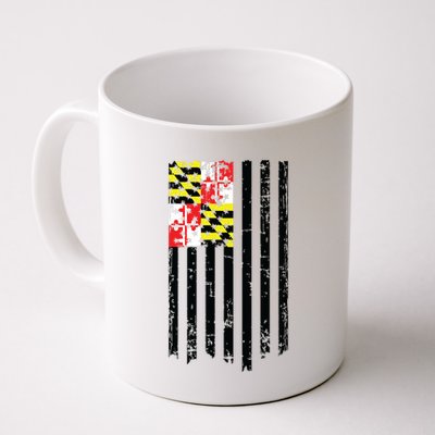 Maryland American Flag Mug