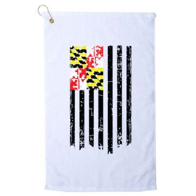 Maryland American Flag Golf Towel