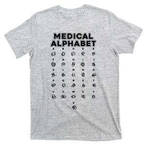 Medical Alphabet Funny For Doctors Nurses Chemists T-Shirt