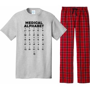 Medical Alphabet Funny For Doctors Nurses Chemists Pajama Set