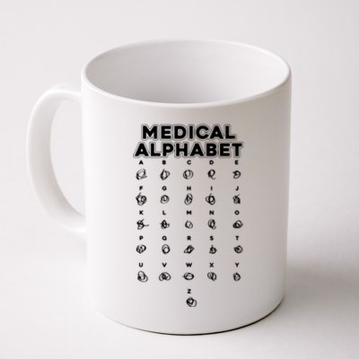 Medical Alphabet Funny For Doctors Nurses Chemists Coffee Mug