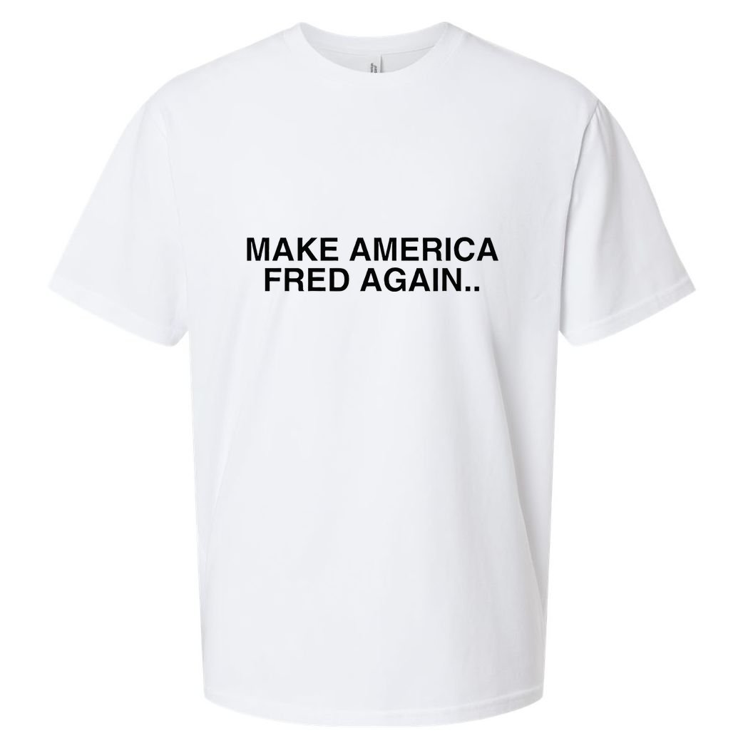 Make America Fred Again Techno House Rave Music Dj Edm Slay Sueded Cloud Jersey T-Shirt
