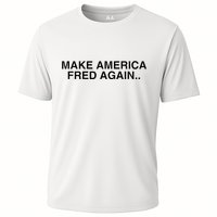 Make America Fred Again Techno House Rave Music Dj Edm Slay Cooling Performance Crew T-Shirt