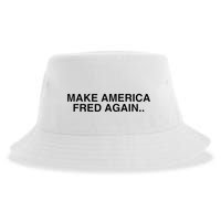 Make America Fred Again Techno House Rave Music Dj Edm Slay Sustainable Bucket Hat