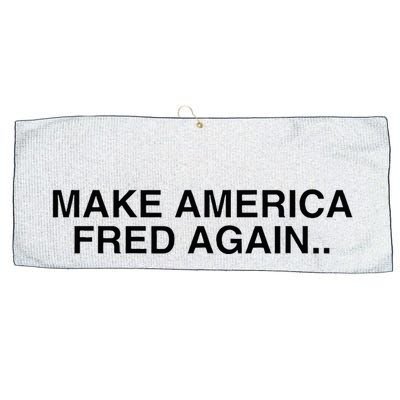 Make America Fred Again Techno House Rave Music Dj Edm Slay Large Microfiber Waffle Golf Towel