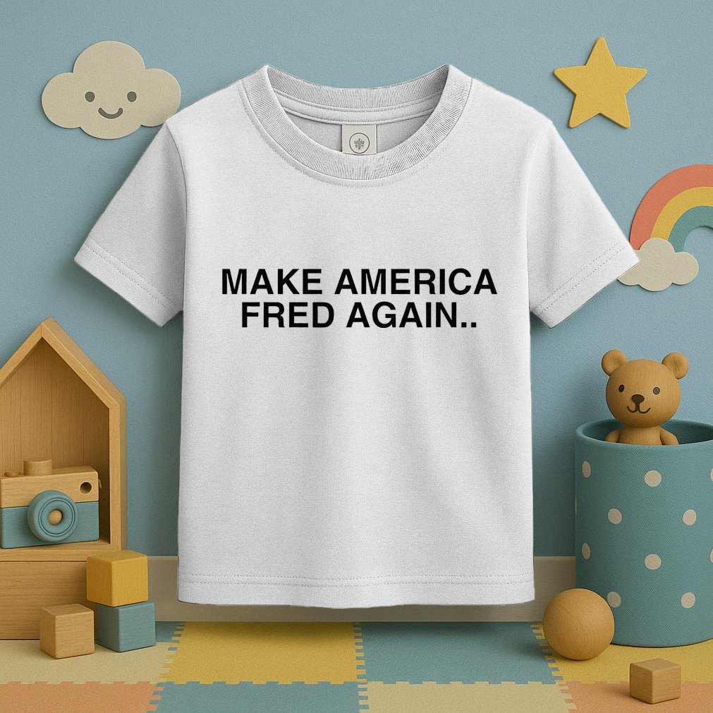 Make America Fred Again Techno House Rave Music Dj Edm Slay Toddler T-Shirt