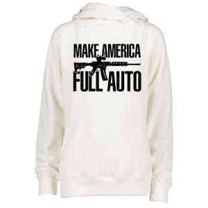 Make America Full Auto Womens Funnel Neck Pullover Hood