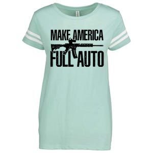 Make America Full Auto Enza Ladies Jersey Football T-Shirt