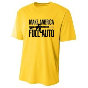 Make America Full Auto Youth Performance Sprint T-Shirt