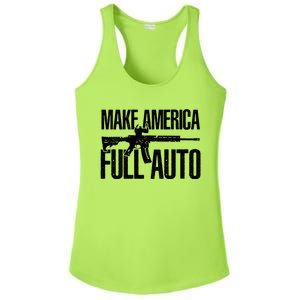 Make America Full Auto Ladies PosiCharge Competitor Racerback Tank