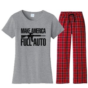 Make America Full Auto Women's Flannel Pajama Set