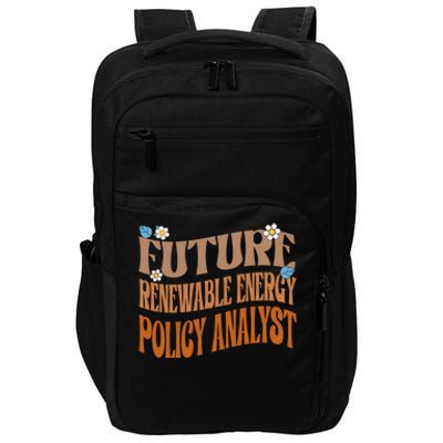 Melanated Afro Future Renewable Energy Policy Analyst Gift Impact Tech Backpack