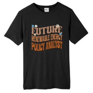 Melanated Afro Future Renewable Energy Policy Analyst Gift Tall Fusion ChromaSoft Performance T-Shirt