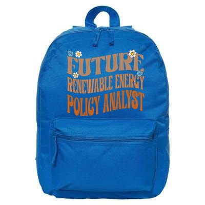 Melanated Afro Future Renewable Energy Policy Analyst Gift 16 in Basic Backpack