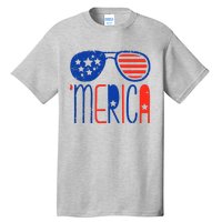 Merica American Flag Tall T-Shirt