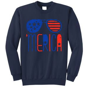 Merica American Flag Sweatshirt