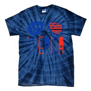 Merica American Flag Tie-Dye T-Shirt