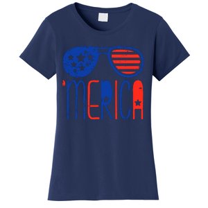 Merica American Flag Women's T-Shirt