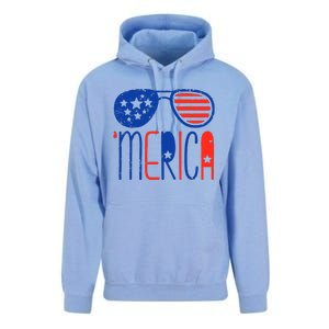 Merica American Flag Unisex Surf Hoodie