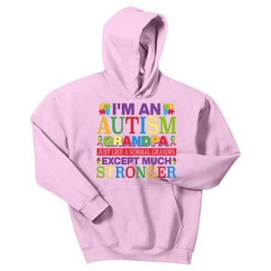 Motivational Autism Grandpa Autism Awareness Slogan Autism Advocacy Kids Hoodie