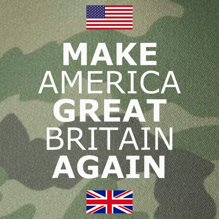 Make America Great Britain Again W Flags Legacy Tie Dye Trucker Hat