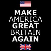 Make America Great Britain Again W Flags Stripe Pom Pom Beanie
