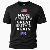 Make America Great Britain Again W Flags Cooling Performance Crew T-Shirt