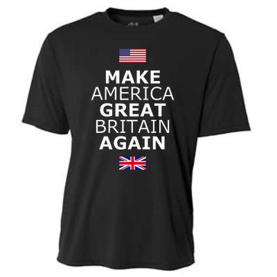 Make America Great Britain Again W Flags Cooling Performance Crew T-Shirt