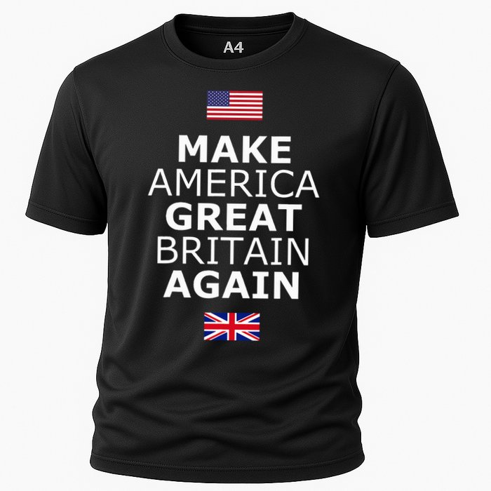 Make America Great Britain Again W Flags Cooling Performance Crew T-Shirt